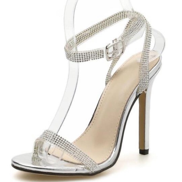 Bling Crystal Heels Sandals